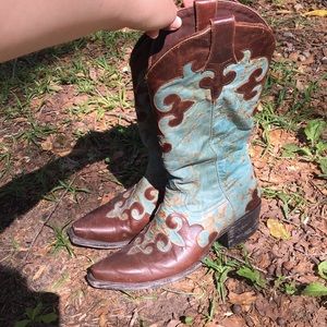 Lane Turquoise Boots